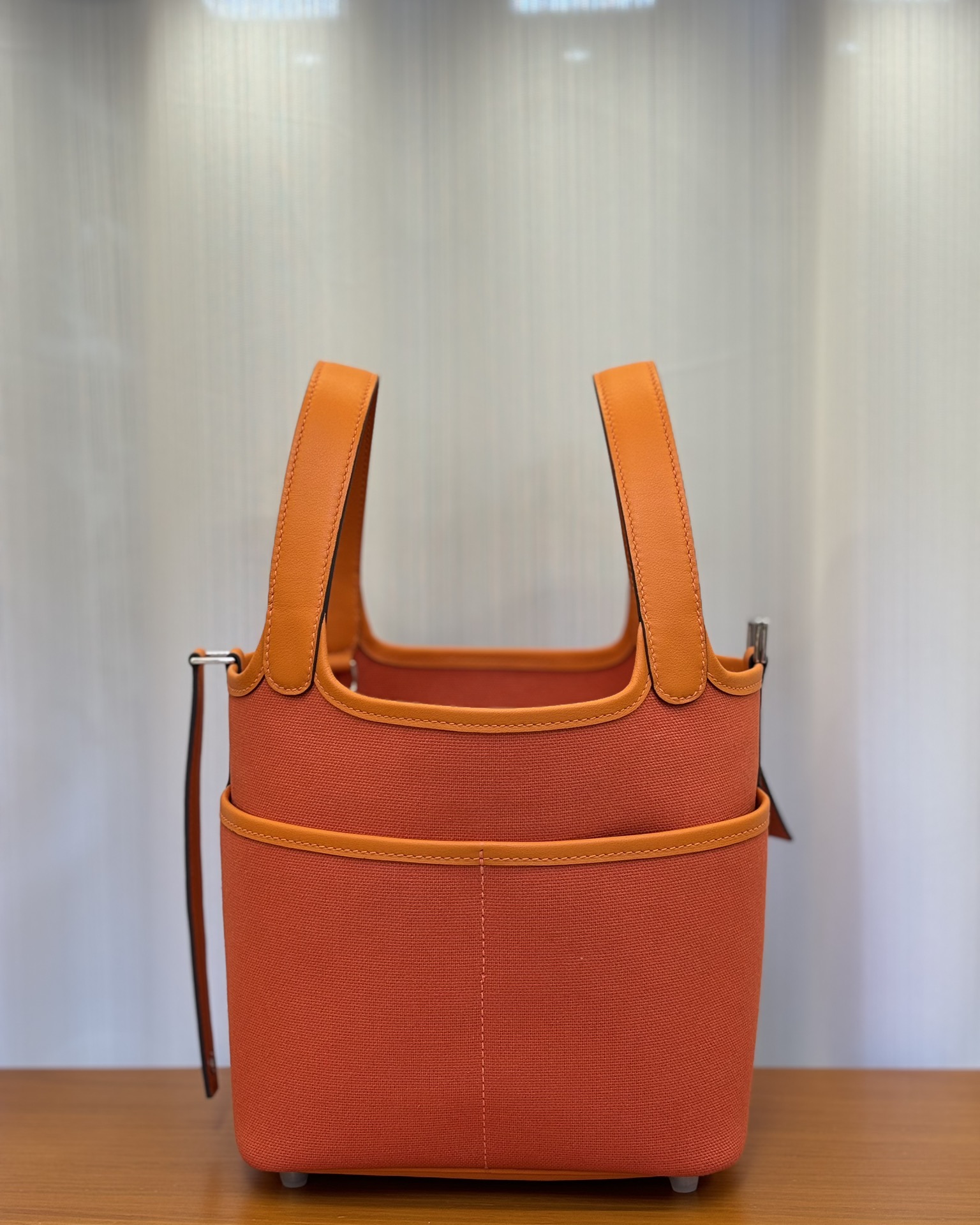 Hermes Picotin Lock 18 Pocket Bag In Orange